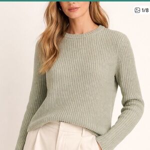 Vince Green Knit Sweater